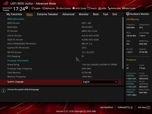 ASUS ROG MAXIMUS Z690 Formula (Bios 4301) Motherboard + Intel i9-13900K CPU - Afbeelding 13 van 14