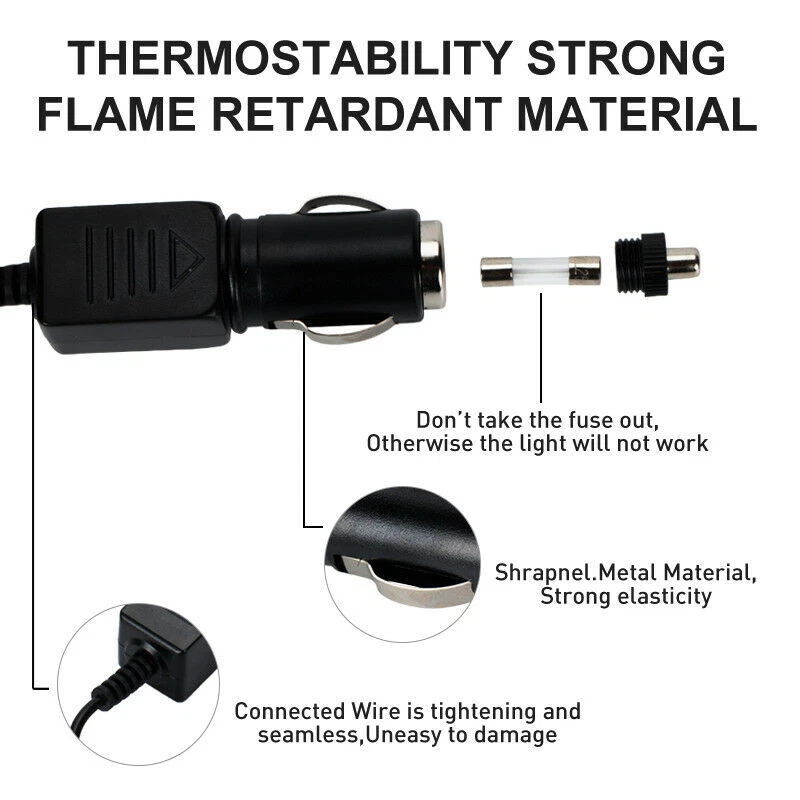 LED Car Rear Window Music Rhythm Light Sound Activated Equalizer Lamp Sticker - Image 4 of 4