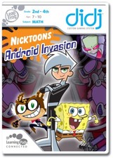LeapFrog Didj Custom Learning Game Nicktoons - Grades 2-4 Android Invasion-1