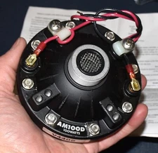 FEDERAL SIGNAL AM100H PA SPEAKER HORN AM100D 8 OHM 100W DRIVER 300-3KHZ OUTDOOR