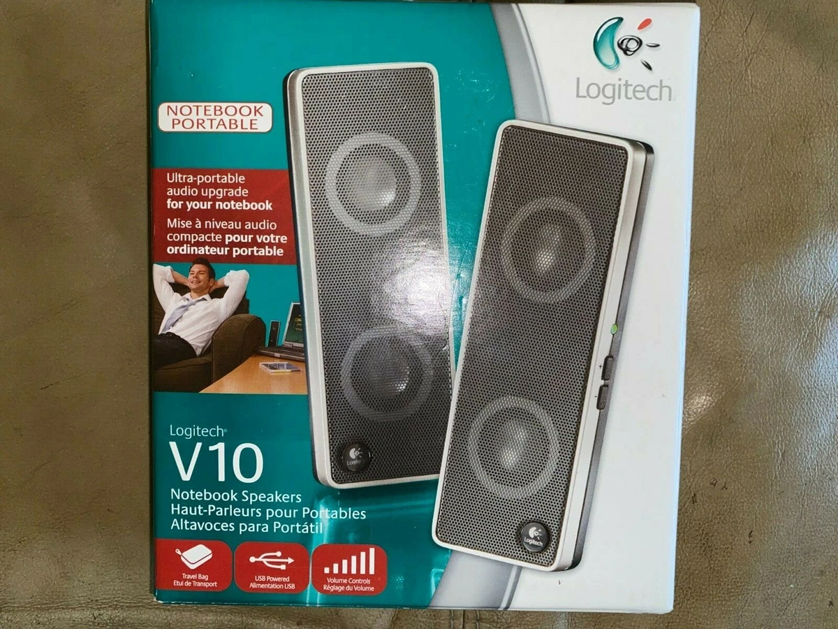 Forståelse Frisør kalligrafi Logitech V10 Notebook Speakers, Ultra Portable | eBay