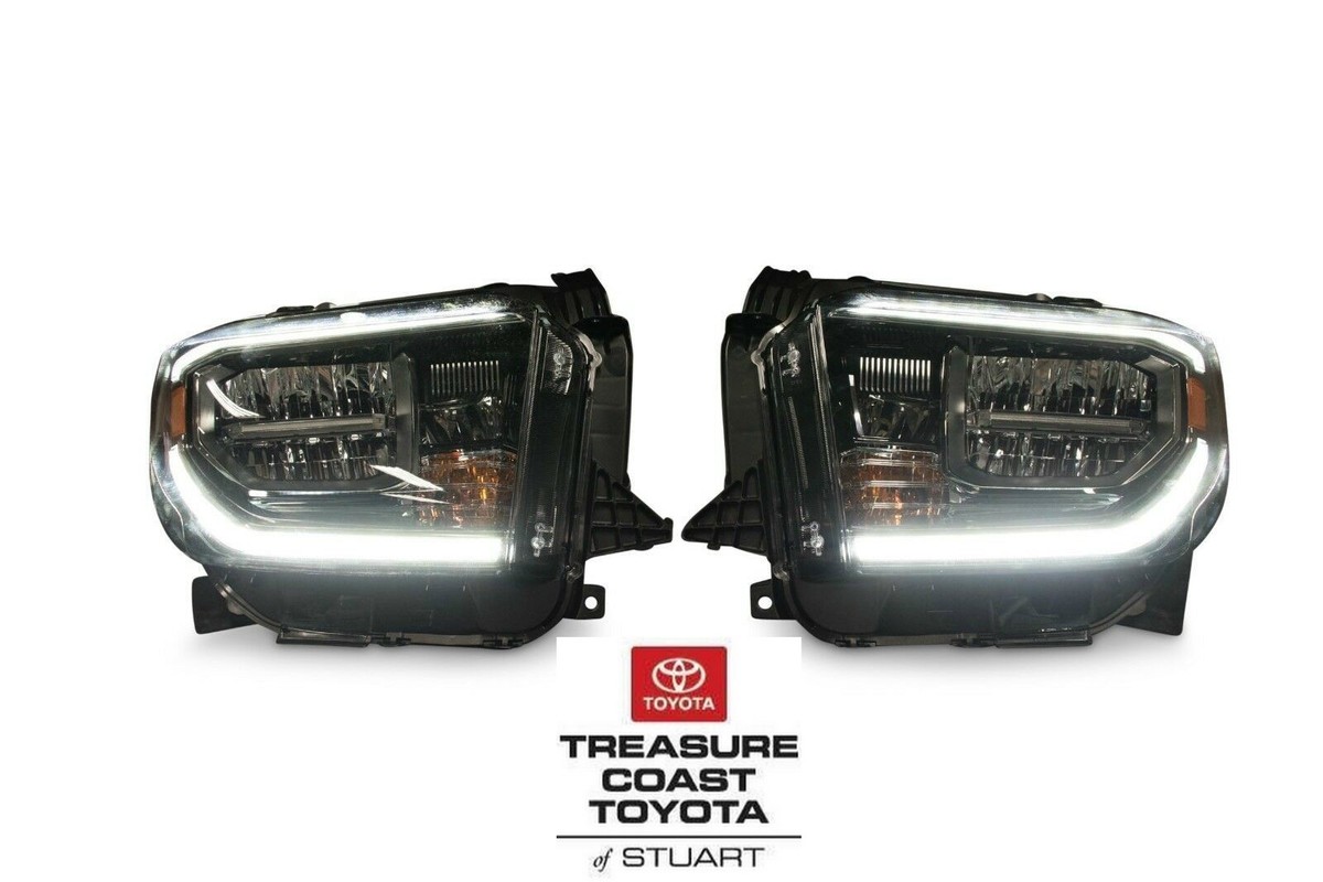 NEW OEM TOYOTA TUNDRA 2018-2021 TRD PRO BLACK CHROME LED