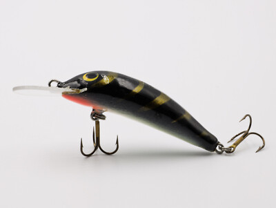 10 Wobbler Gold Assan Flat 4,5 Cm 3g - Esche Da Pesca Artigianali Fatte A Mano (Legno) - Galleggianti
