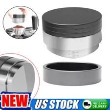 58.5mm Coffee Distributor Adjustable Depth Espresso Tamper Calibrated Leveler US