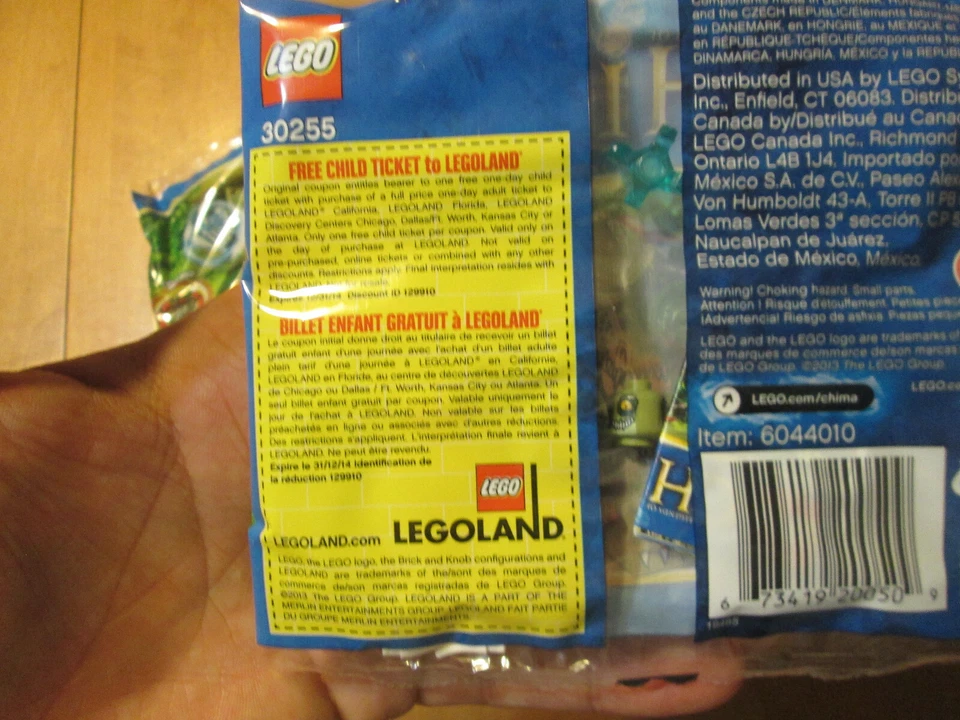 LEGO LEGENDS OF CHIMA CRAWLEY Alligator Minifigure 30255 NEW POLYBAG AUTHENTIC - Image 4 of 4