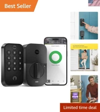 Smart Keypad Deadbolt Assure Lock 2 in Black Suede – Wi-Fi & Voice Command Ready