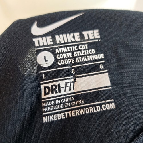 Nike LeBron James T-Shirt Herren Large schwarz Witness Lion Dri Fit Athletic Talent - Bild 8 von 9