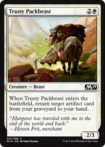 Trusty Packbeast - Foil x1 - Magic 2019 - NM-Mint, English - Magic 2019
