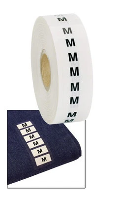 DISCOUNTSIZING.COM Sizes"XS-XXXL" Wrap Around Clothing Apparel Size Labels Clothes Strips Stickers