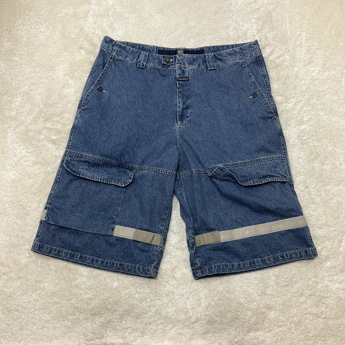 MARITHE FRANCOIS GIRBAUD / le jean de/ギミック/ボトム/40/デニム/インディゴ Le Jean De Marithe Francois Girbaud Mens Size 40 Denim Shorts 90s