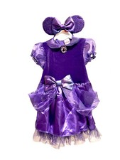 Disney Minnie Mouse Deluxe Toddler Costume Dress Purple Size. 2T - NWOT