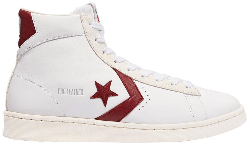Converse Pro Leather レッド/ホワイト Converse Summer Drip Pro Leather in White/Red — MAJOR