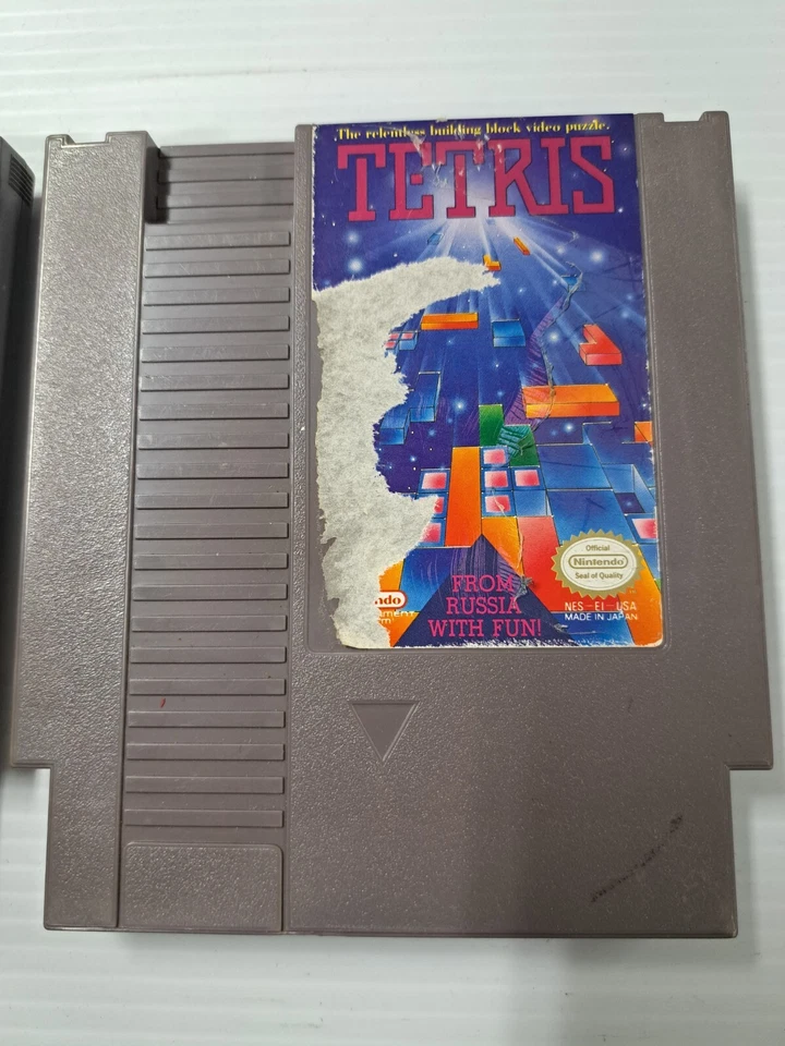 Tetris & R.C. Pro Am Authentic Nintendo NES Game Cartridges Only- Untested (w2-1 - Image 3 of 4