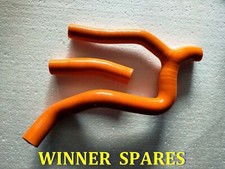FOR 250 SX-F 2019-2022; 250 XC-F 2019 SILICONE RADIATOR HOSE Orange