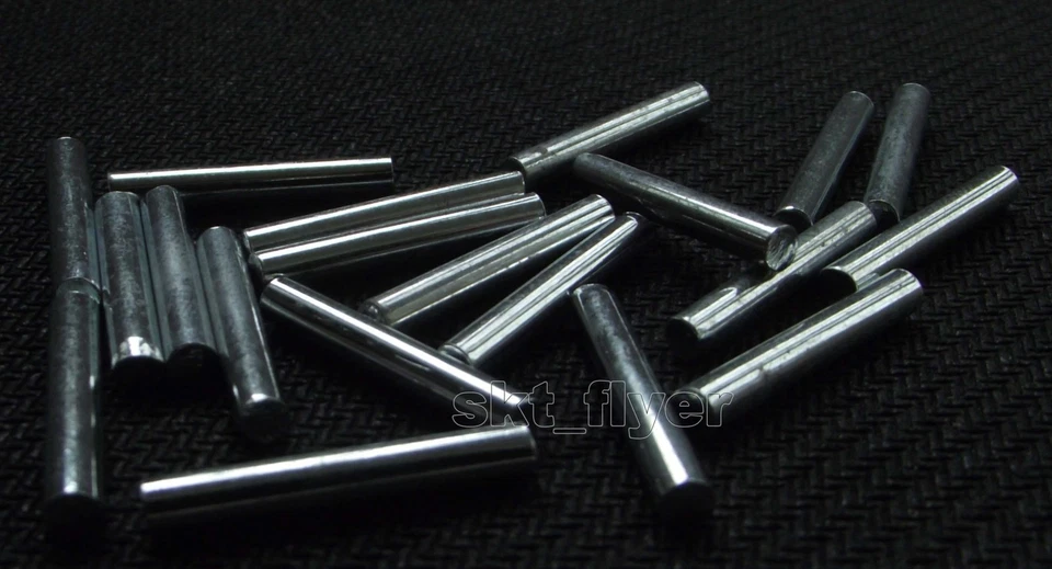 20pcs Shaft Axis Φ3 mm For RC Car Toy Model Robot Part for DIY 20*3mm Drivetrain - Image 2 of 3