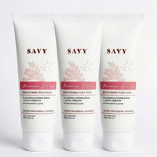SAYY Moroccan DeTan Brightening Face for Advance Skin Renewal Clay mask - 100gm
