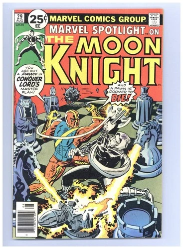 Marvel Spotlight 29 (FN) Moon Knight vs Conquer Lord! Kirby cover! 1976 h217