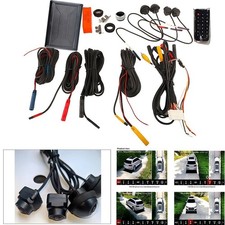 SUV Car 360 3D Panoramic Rear View 4 Camera Bird Eye Surround Parking Recording