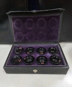 Bausch & Lomb Phoropter Auxiliary Lens Set Vintage Ophthalmology Eye Exam Lenses