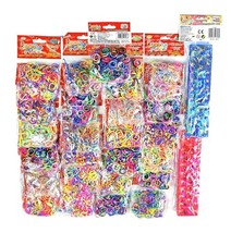 Auswahl Loom Bands Starter Set Bandz miniloom Gummibänder Webrahmen Bänder Haken