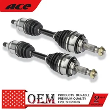 Set of 2 Front CV Axle Shafts  For Toyota 4Runner Tacoma FJ Cruiser Lexus 4WD