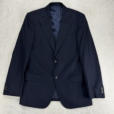 Suitsupply Brescia Slim Fit Suit 48 Black Pinstripe VBC Super 110  s Wool 38R Men