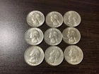 1953 d washington quarter lot of 9 coins #6