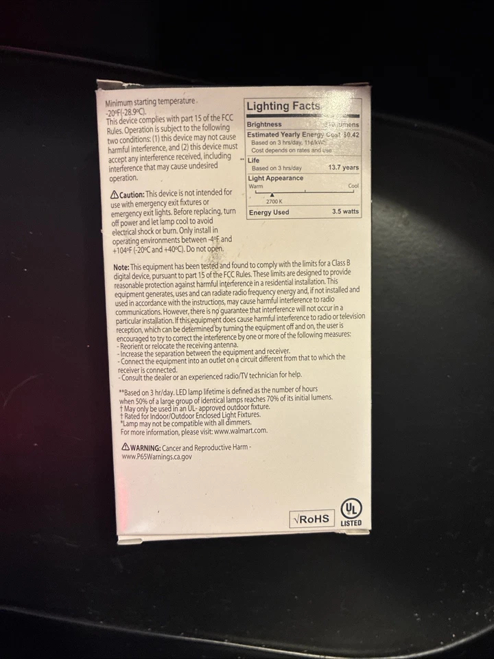 Vintage Style, BHG Led Medium Base Soft White 40 W Light Bulbs - Image 3 of 4