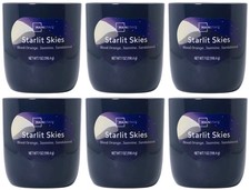 6 Mainstays STARLIT SKIES Medium 1-Wick Scented Candle 7 oz