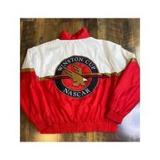Vintage Winston Cup NASCAR Chase Authentics 90s Windbreaker Jacket Size XL