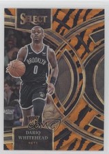 2023 Panini Select Premier Level Tiger Stripes Prizm Dariq Whitehead #125 12cb