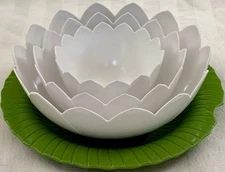 Zak! designs 4pc Lotus Serving Set - NEW in box!