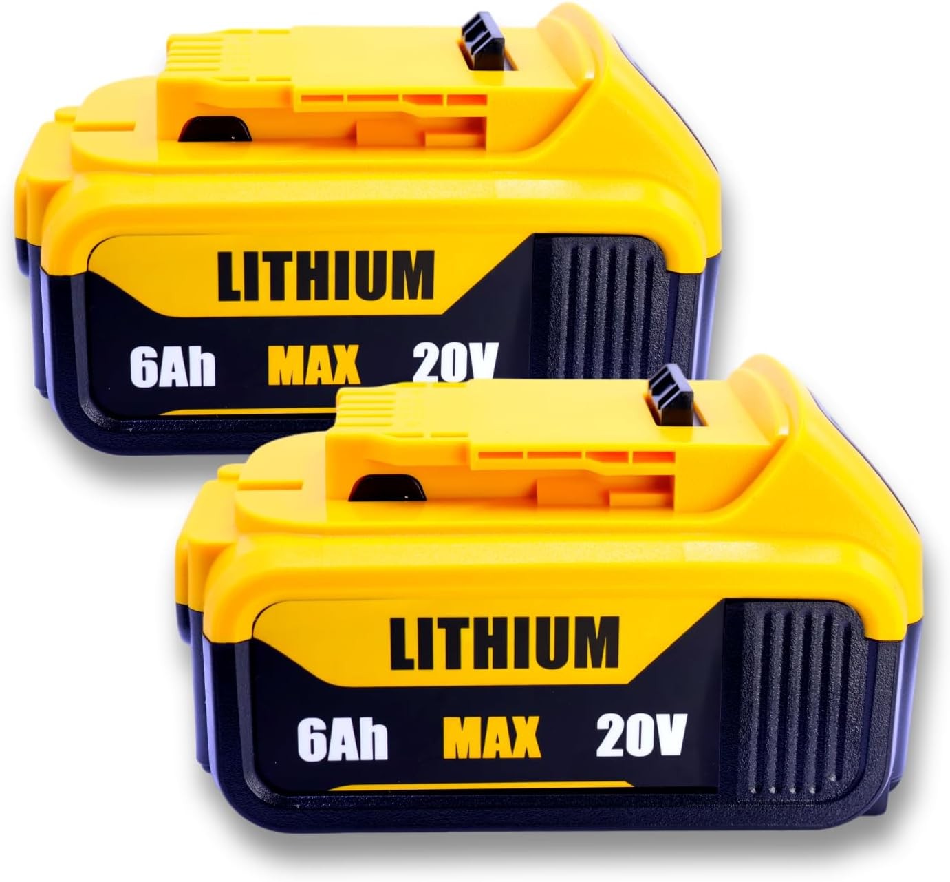 2PCS 8000mAh Replace for Dewalt 20V Max Battery 20V Lithium-ion DCB207 DCB208