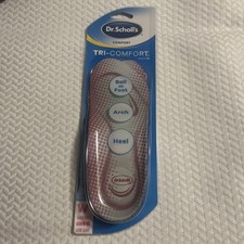 New Dr. Scholls Insoles TRI COMFORT Women's Size 6-10  Comfort For Heel Arch