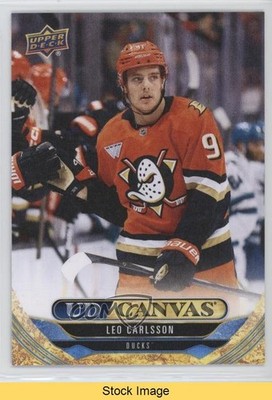 2024-25 Upper Deck Extended Series UD Canvas Leo Carlsson #C265 READ 1a9z