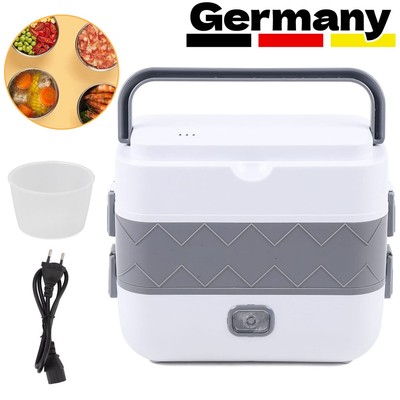 200W Elektrische Warmhalterbox Lunchbox Essenwärmer Thermobehälter Brotdose Büro