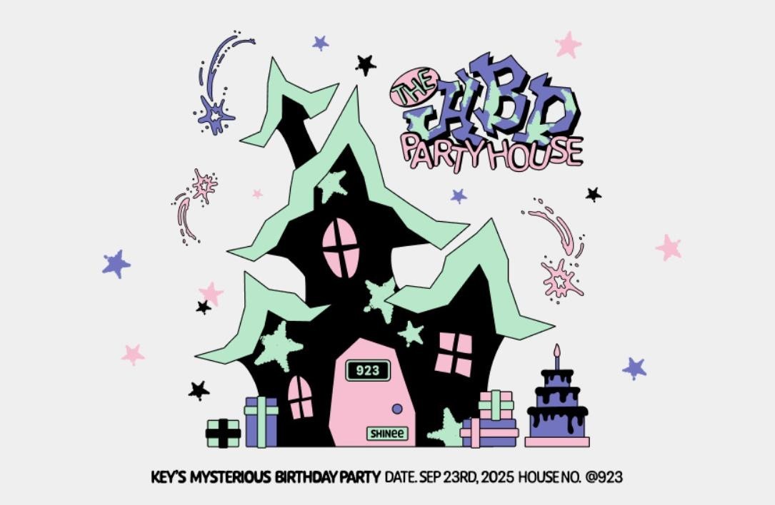THE HBD PARTY HOUSE FOR KEY SHINEE GOODS 2025 ARTIST BIRTHDAY POUCH PACK NEW