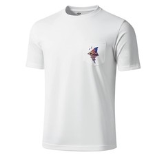 Fishing Shirts for Men Short Sleeve Sun Protection T-Shirts UPF 50 Rash Guar...