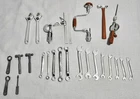 Vintage Marx Pocket Toy Tools Metal Miniature Set 21 Piece Handyman Kit Play
