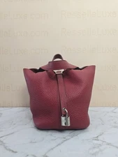 Authenic Hermès Picotin Lock 18 - Red