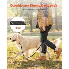Rope Dog Leash 6ft Heavy Duty Dog Leash with Comfortable Padded Handle
