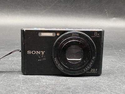 Sony CyberShot DSC-W830 Digitalkamera Schwarz Kompakt 20,1MP 8x Zoom LESEN