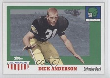 2005 Topps All American Retired Edition Dick Anderson #32 0a1