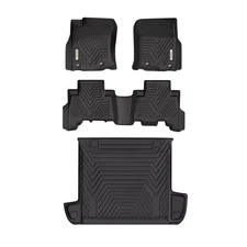 4Pcs 3D Floor Mats + Trunk Cargo Liner for 2013- 2024 Toyota 4Runner All Weather