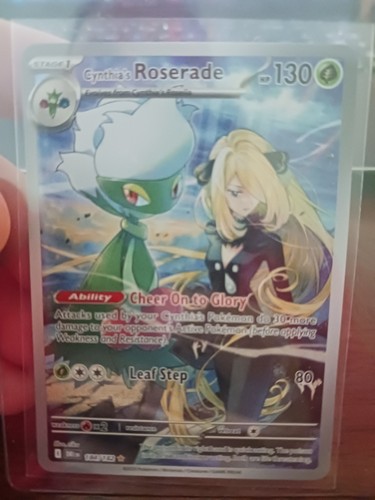 Cynthia's Roserade 184/182 Destined Rivals Illustration Rare | eBay