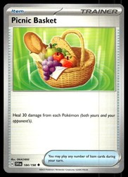 Picnic Basket 184/198 Scarlet & Violet Base Set