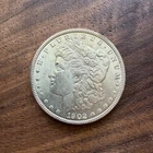 1902 Morgan Dollar - Uncirculated UNC - Rare Date - 90% Silver