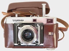 Voigtlander Vitessa Rangefinder Film Camera Color-Skopar 1:3.5/50 Case Untested
