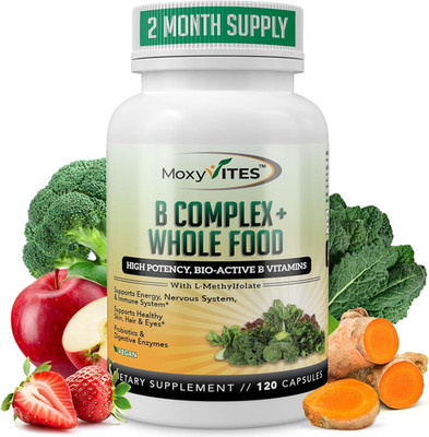 Vitamin B Complex 120 Capsules Energy Stress Immune Support