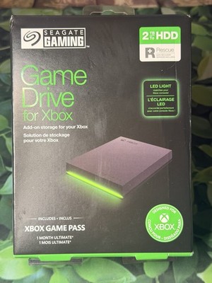 SEAGATE Game Drive For XBOX 2TB HDD Portable External USB 3.2 Gen 1 Harddrive